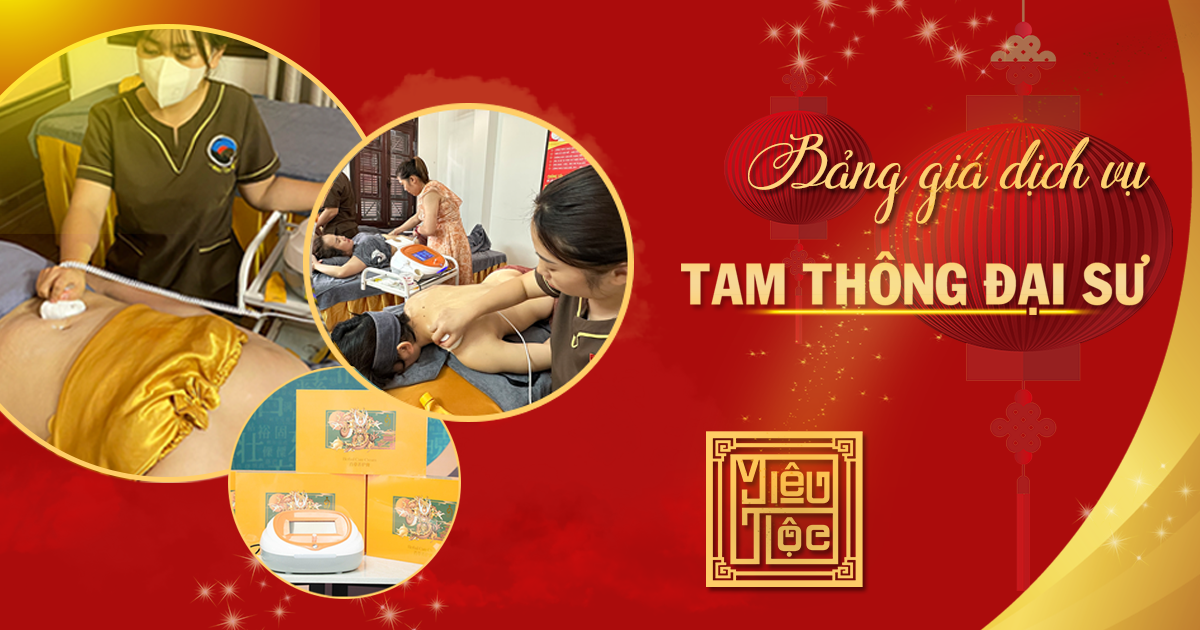 Bảng giá dịch vụ dưỡng sinh Tam Thông Đại Sư