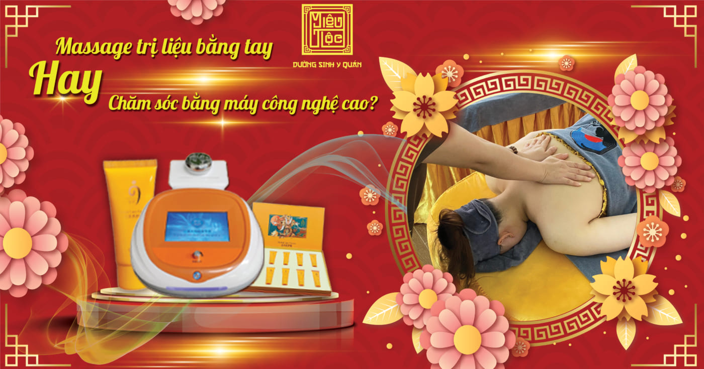 Massage trị liệu bằng tay hay chăm sóc bằng máy công nghệ sẽ tốt hơn